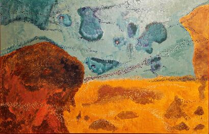 Port Lligat - Un attimo prima del tempo (Port Lligat – A Moment Before Time) - a Paint Artowrk by Iole Di Venere